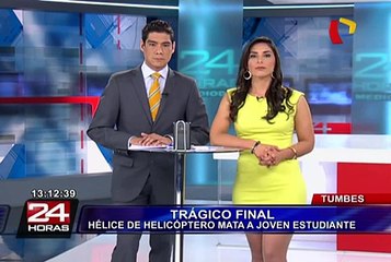 Pilotos del helicóptero que decapitó a joven  se encuentran detenidos