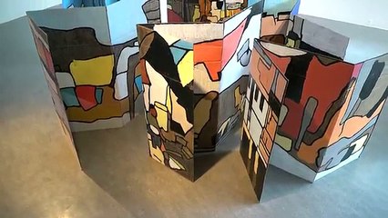 BROUILLAMINI, Installation picturale _ Denis BORDELEAU_(360p) - copie