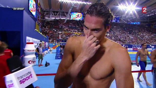 Championnats du Monde de Natation : Camille Lacourt, Je dois contenir ma joie