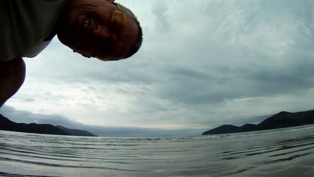 Passeio na praia e nos mares, Ubatuba, Praia da Enseada, Litoral Norte, SP, Brasil, 2015