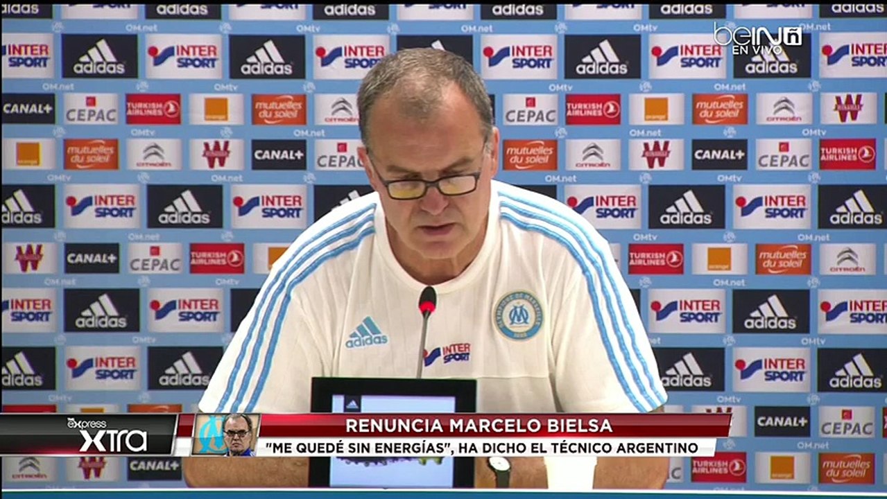 Marcelo Bielsa renuncia como DT del OM