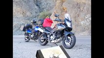 Suzuki VStrom Cruzando la Cordillera