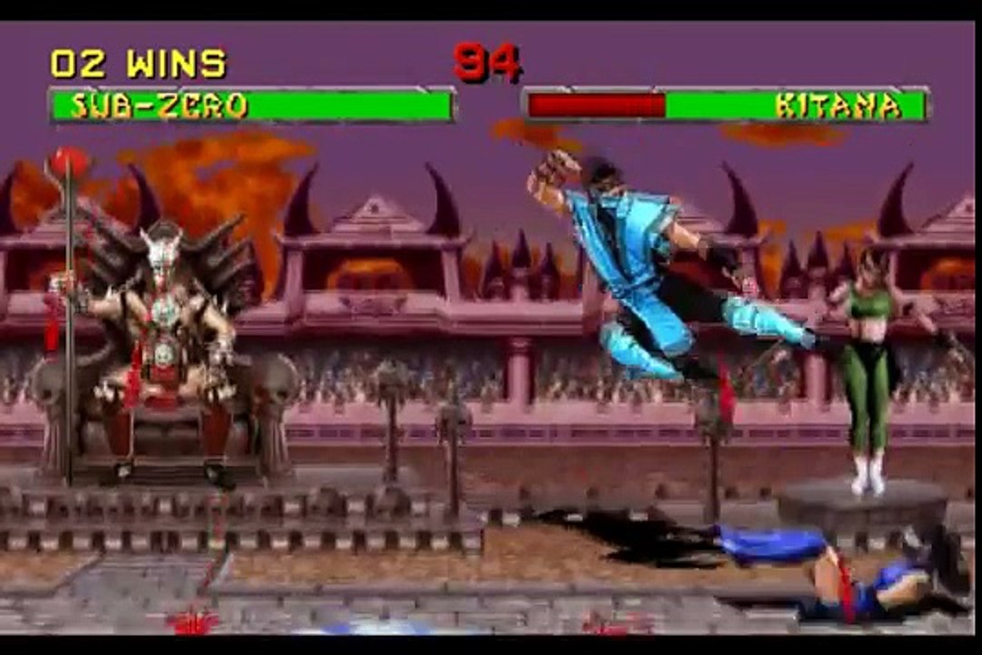Mortal Kombat 2 - Sub-Zero Arcade playthrough