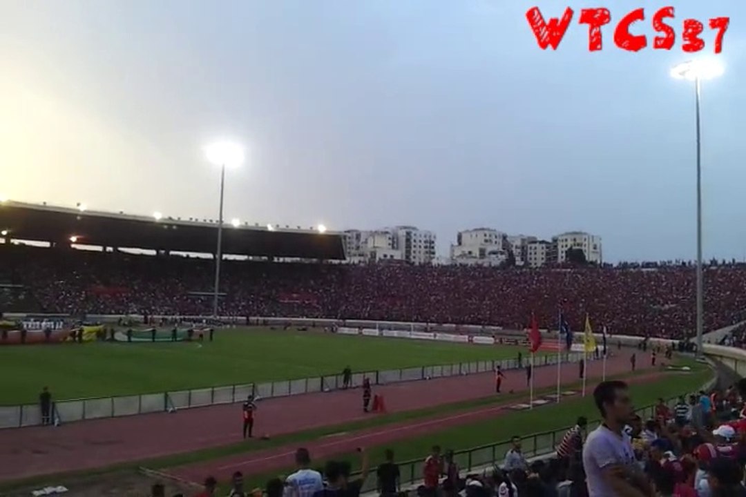 الوداد البيضاوي vs العين الاماراتي WAC vs AlAin أول دخلة لجماهير الوداد لهذا الموسم.