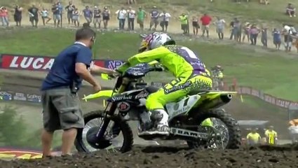 Скачать видео: AMA Motocross 2015 Rd 10 - Unadilla 450 MOTO (Race) 1