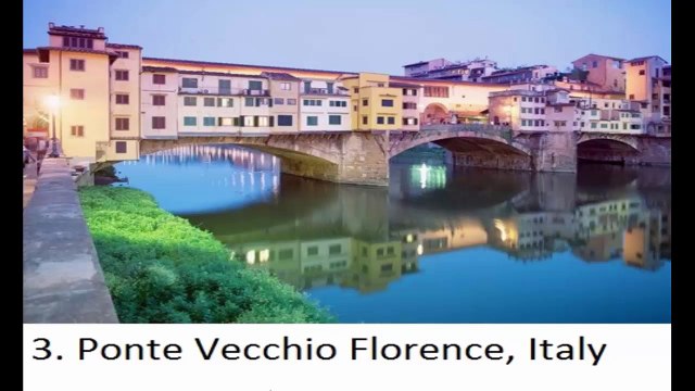 10 Most Amazing Bridges in The World gateshead millennium bridge england,sidney harbour bridge australia,ponte vecchio italy,