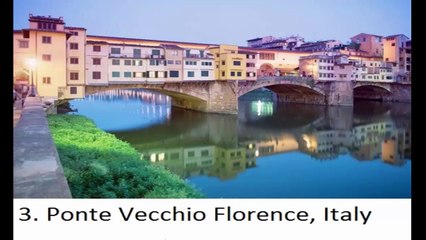 10 Most Amazing Bridges in The World gateshead millennium bridge england,sidney harbour bridge australia,ponte vecchio italy,