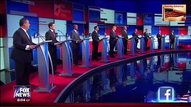 All attacks on Donald Trump and his responses during GOP debate
