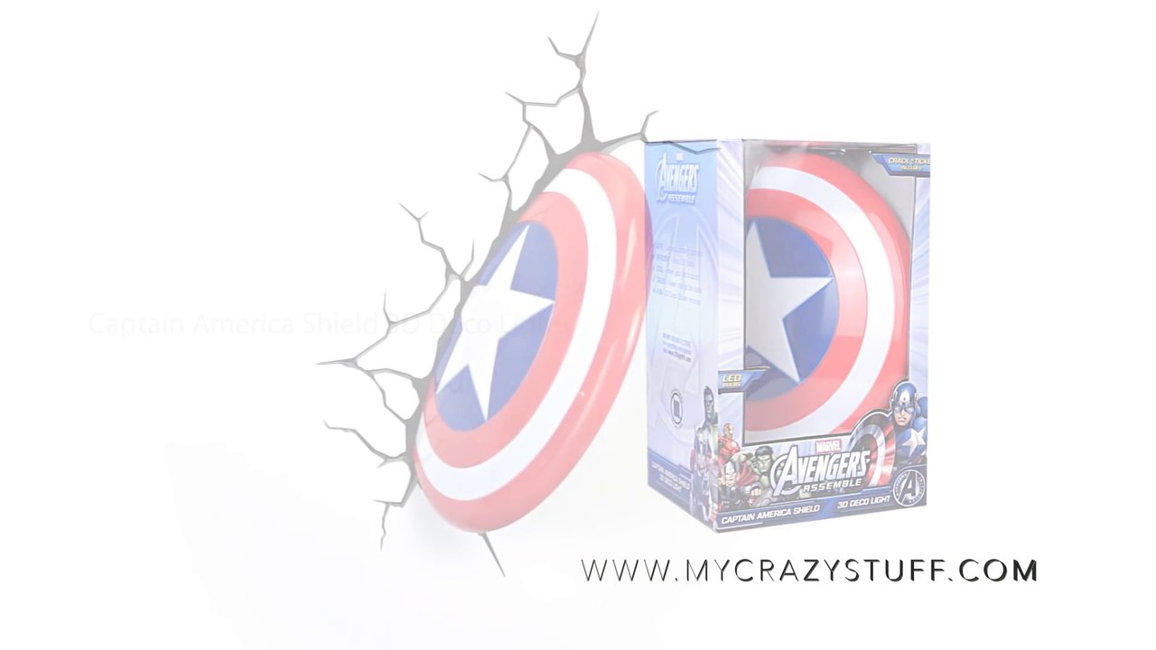 bouclier lumineux Captain America - Mycrazystuff.com