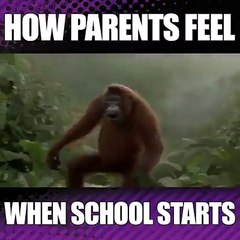 How parents feel when school starts