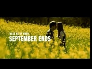 Greenday-wake me up when Sep. Ends