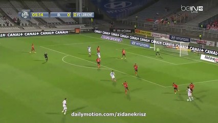 Nabil Fekir Fantastic Chance _ Olympique Lyon v. FC Lorient - Ligue 1 09.08.2015 HD