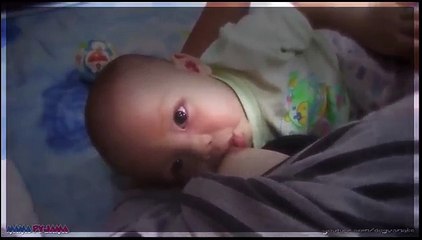 การเลี้ยงลูกด้วยนมแม่ - BREASTFEEDING VIDEOS Baby Crawls - ทำอย่างไรให้ลูกดูดนมได้ดี  모유 수유