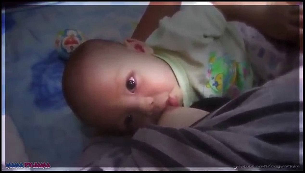 การเลี้ยงลูกด้วยนมแม่ - BREASTFEEDING VIDEOS Baby Crawls - ทำอย่างไรให้ลูกดูดนมได้ดี  모유 수유