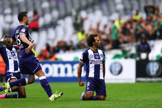 L'égalisation sur coup-franc de Martin Braithwaite face à Sainté au Stadium