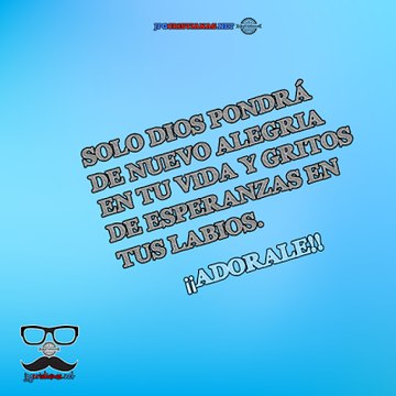 Solo Dios pondrá de nuevo alegría en tu vida | reflexión