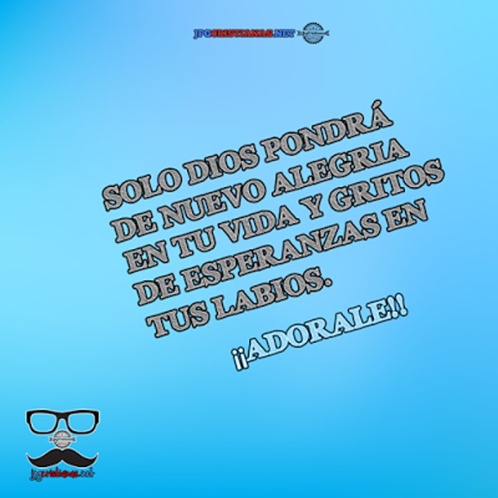 Solo Dios pondrá de nuevo alegría en tu vida | reflexión