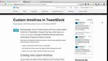 Twitter Custom Timelines | How To Make A Twitter Custom Timeline Using #TweetDeck