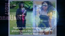 First black woman to graduate with a first class degree from the University of Reading UK