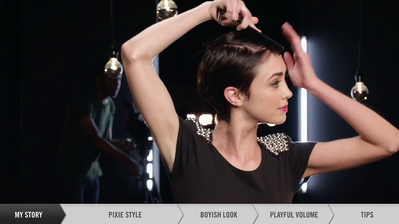 How To Create Short Hairstyles - Pixie, Boyish, Playful Volume | Redken