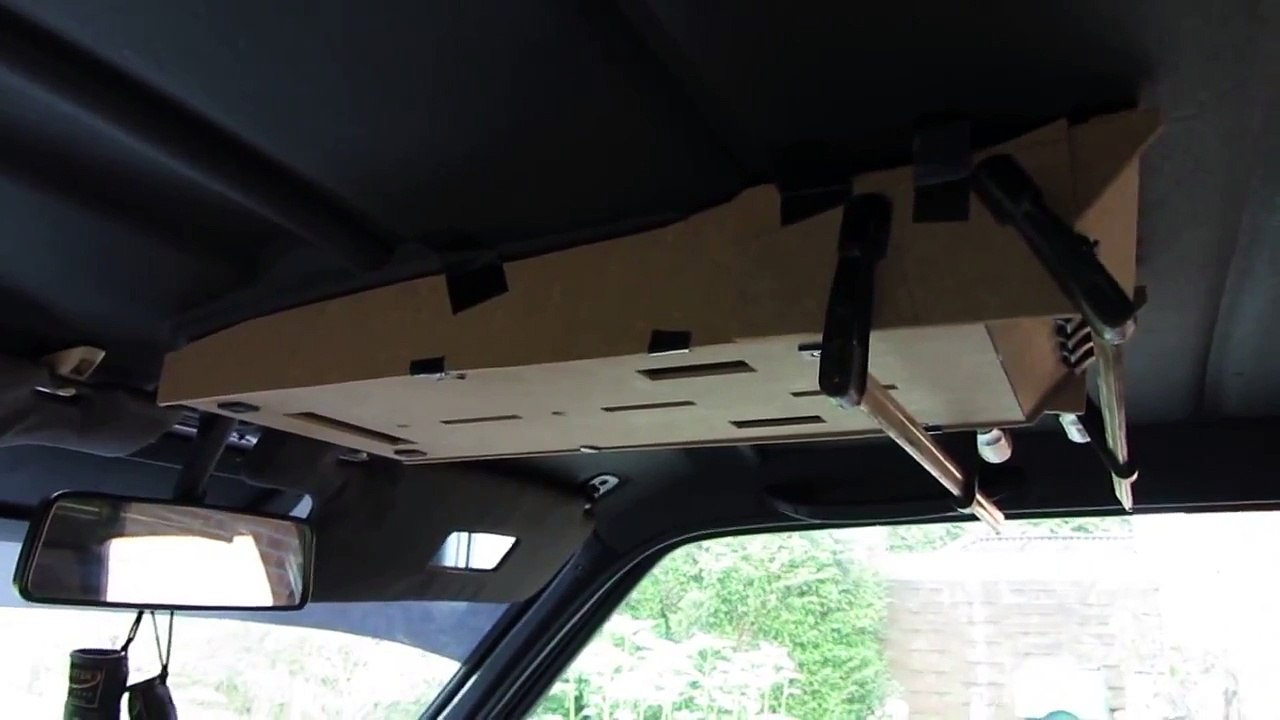 How to make a Vw Golf 2 / Vw Jetta Mk2 Install LED Interior Headliner Lights 12V