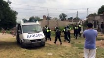 Enfrentamientos entre la policia y vecinos en Las Talitas