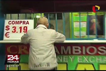Alza del dólar sigue imparable y alcanza los S/. 3.22