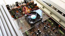 แอมป์รถยนต์ How to install Car Amplifiers Air Cooler PC Fan 12V - DIY Car Audio Tutorial Basics