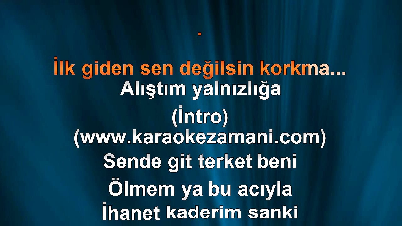 Grup Hepsi - Gitme - 2012 TÜRKÇE KARAOKE