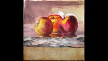 Realist oil painting video time lapse how to paint realistic apple apples HD