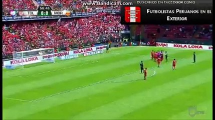 Christian Cueva: Así le fue en el Toluca vs Morelia (VIDEO)