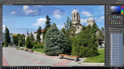 Panorama Stacking-Photoshop tutorial