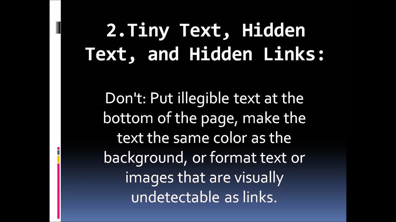 11 black hat seo techniques must avoid