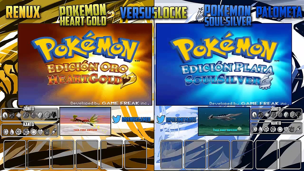 Pokémon Heart Gold/Soul Silver Versuslocke - Ep 1 - W/Renux & Palometa093 - ¡Bienvenido a Johto!
