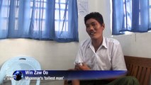 Myanmar's 'tallest man' seeks medical aid abroad