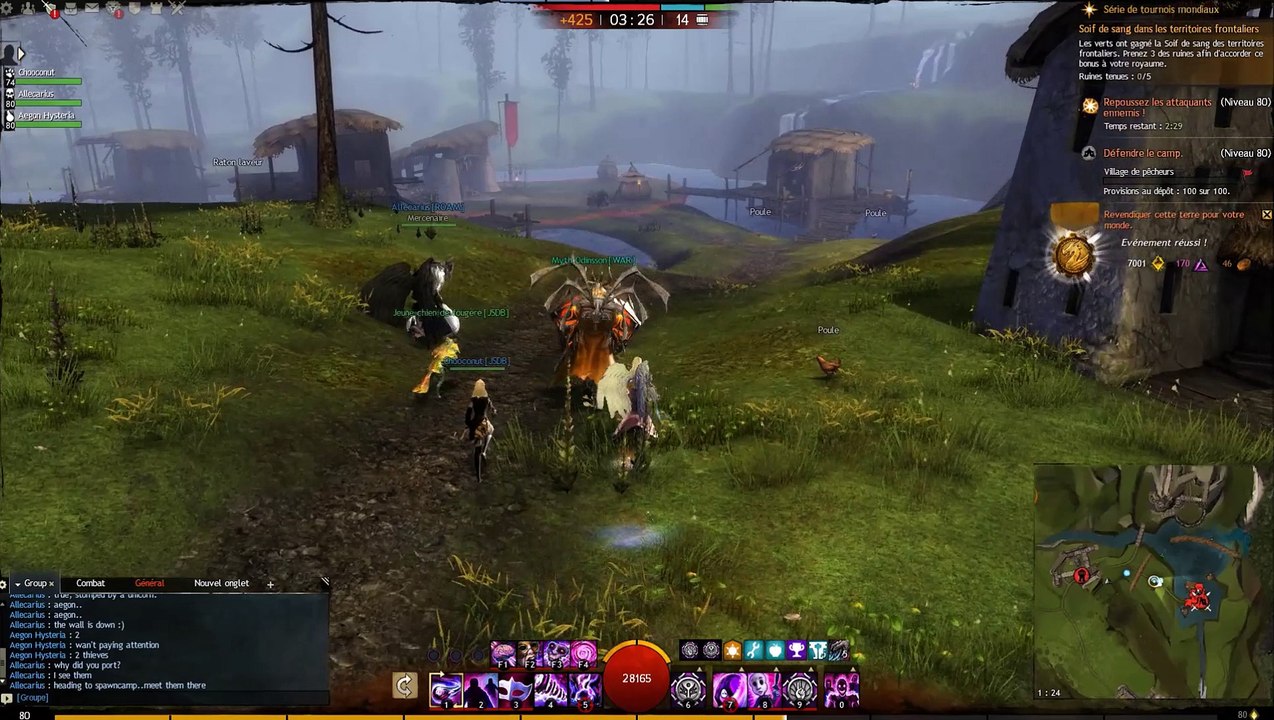 Guild Wars 2 (GW2) Mesmer Vs 2 Thief WvW