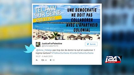 La journée "Tel Aviv sur Seine" dans le cadre de Paris Plages déchaîne les passions
