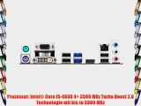 Intel Core i5-4690 / ASUS B85M-G Mainboard Bundle / 16384 MB | CSL PC Aufr?stkit | Intel Core