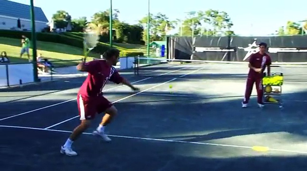 Tennis footwork-Footwork drill with Emilio Sanchez