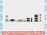 Intel Celeron J1900 / ASRock Q1900M Mainboard Bundle / 8192 MB | CSL PC Aufr?stkit | Intel