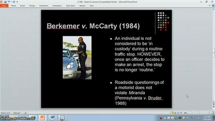 Police Questioning and Custodial Interrogation