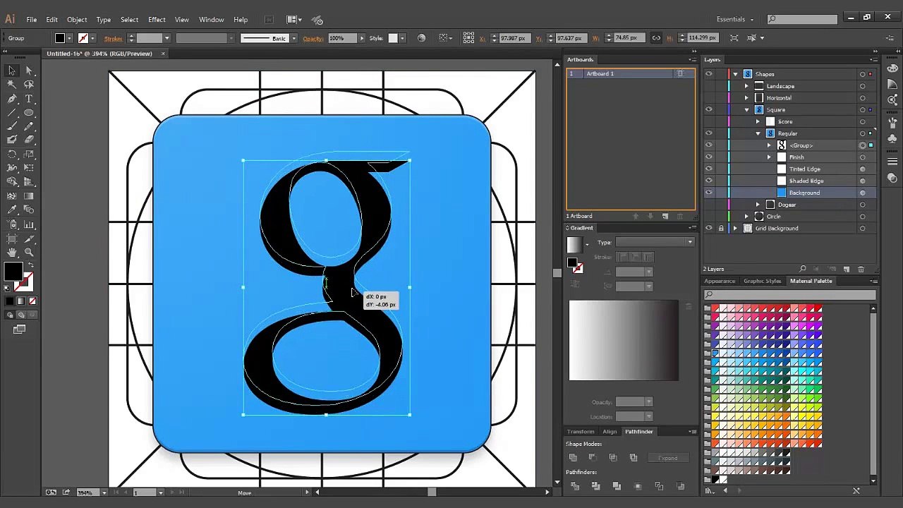 Material Design Icon tutorial for Adobe Illustrator. [EASY]