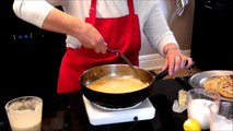 How to Make Danish Pancakes with Ice Cream and Fruit Sauce. A traditional dansk pandekage recipe