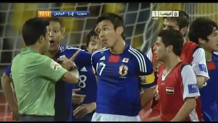عصام الشوالي في مباراة سوريا واليابان في آسيا 2011.flv