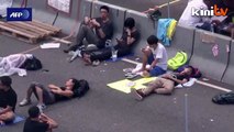 Penunjuk perasaan terus desak pemimpin HK berundur