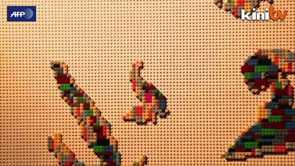 Lego sculptures on show in London exhibition