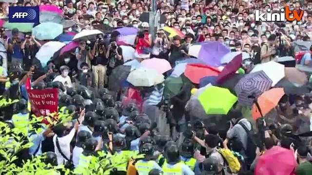 Protes pro-demokrasi semakin meluas di Hong Kong
