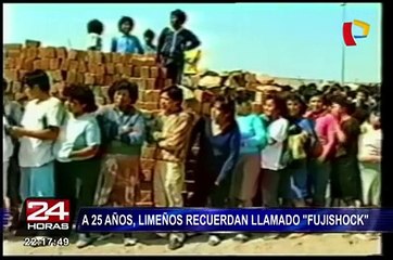 A 25 años, limeños recuerdan el llamado ‘Fujishock’