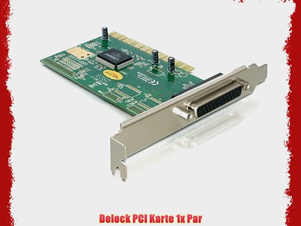 Delock PCI Karte 1x Par