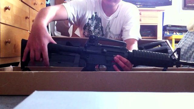 JG M4A1 Airsoft Gun Review+Firing Test 450 FPS